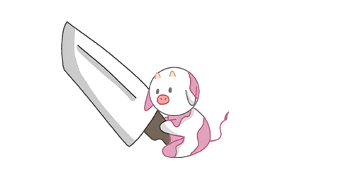 Стикер 💜 cows-7 @moolokobot - 1