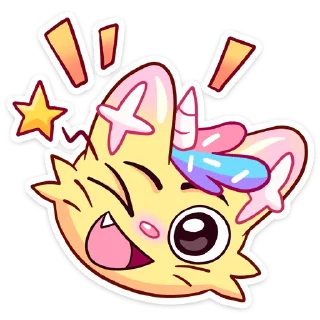 Стикер Уютненький Кэнди Кэт :: @stickroom - 6