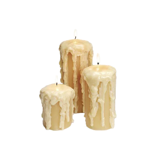 wax birthday cake candle