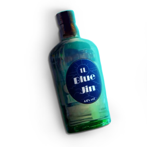 glass bottle solution drink