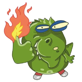 Sticker Крокодил Радзивилл :: @gerbova - 1