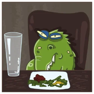 Sticker Крокодил Радзивилл :: @gerbova - 0