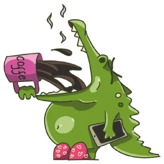 Sticker Крокодил Радзивилл :: @gerbova - 6
