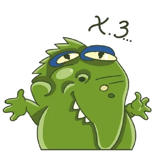 Sticker Крокодил Радзивилл :: @gerbova - 8