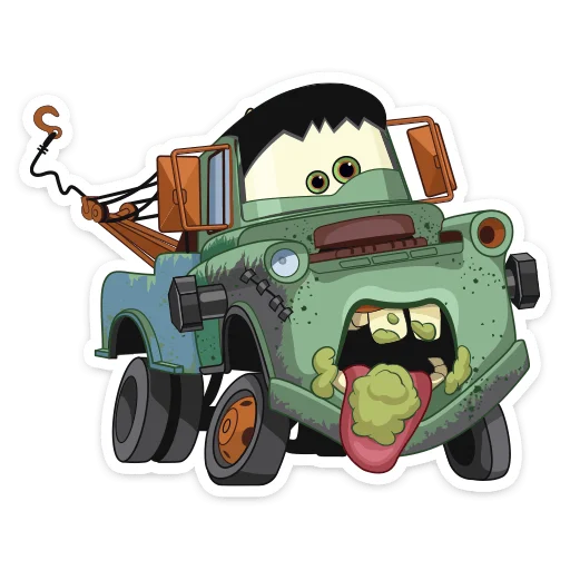 Sticker creepycars_vk - 1
