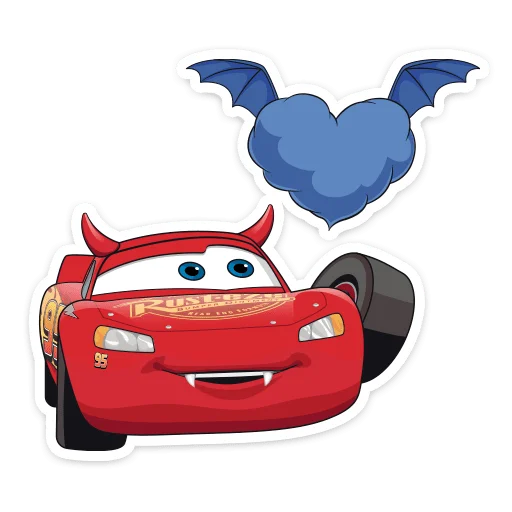 Sticker creepycars_vk - 1