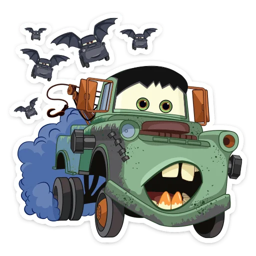 Sticker creepycars_vk - 1