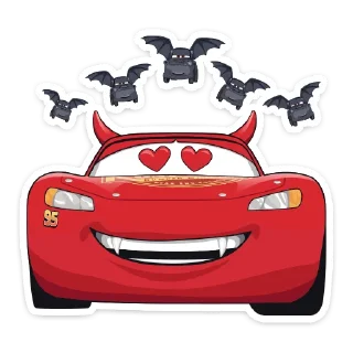 Стикер Страшилки с Тачками @TgSticker - 3