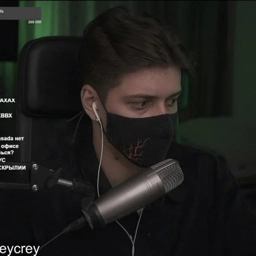 headphones human face person