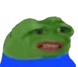 Стикер cringe frog - 3