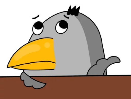 Стикер Вышкинская Ворона - 11