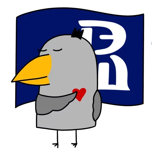 Стикер Вышкинская Ворона - 4