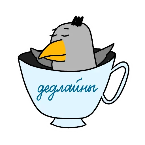 Стикер Вышкинская Ворона - 3