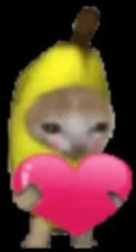 Sticker cryingbananacat - 1