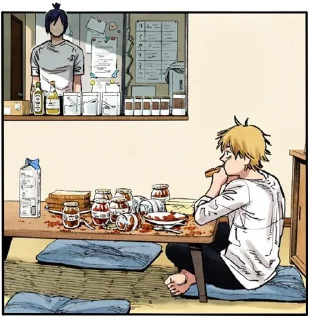 Sticker Chainsaw man colored stickers - 7