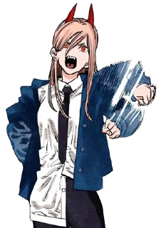 Sticker Chainsaw man colored stickers - 11