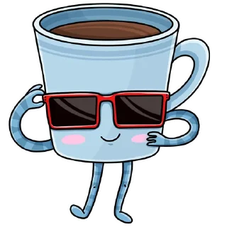 Sticker cup of coffee - 8