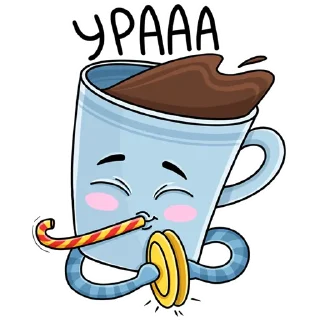 Sticker cup of coffee - 4