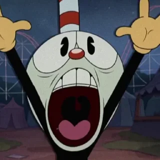 Sticker капхед типа @Frocoli - 9