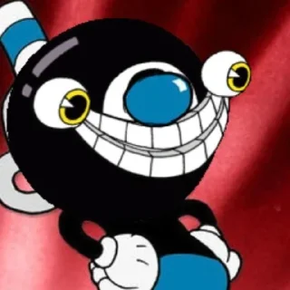 Sticker капхед типа @Frocoli - 3