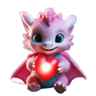 Sticker милые драконы @cats_Crystal - 5