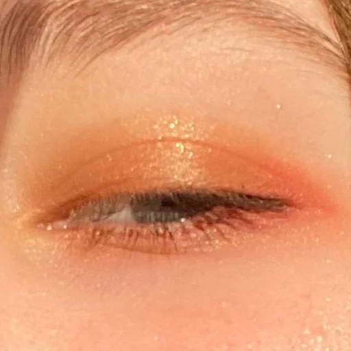 closeup eyelash skin