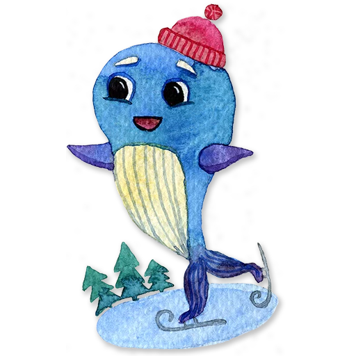 Стикер whales - 9