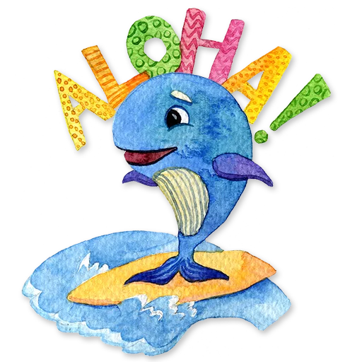 Стикер whales - 1