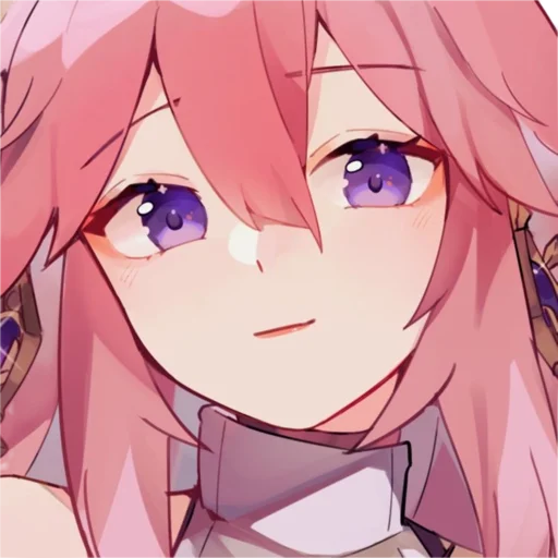 Cute Yae Miko by @peach_artworld - 