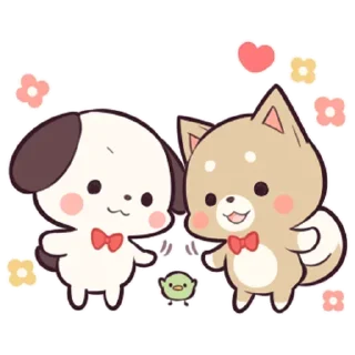 Sticker Милый щенок  - @tg_sticks - 0