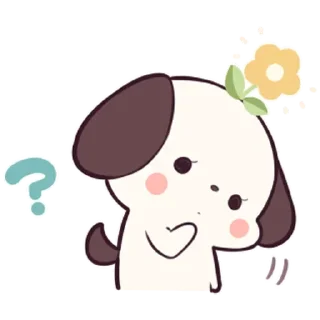 Sticker Милый щенок  - @tg_sticks - 2
