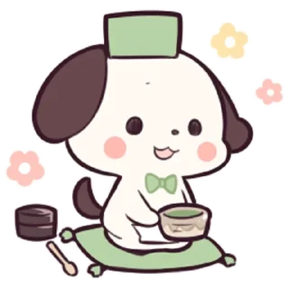 Sticker Милый щенок  - @tg_sticks - 3