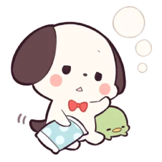 Sticker Милый щенок  - @tg_sticks - 11