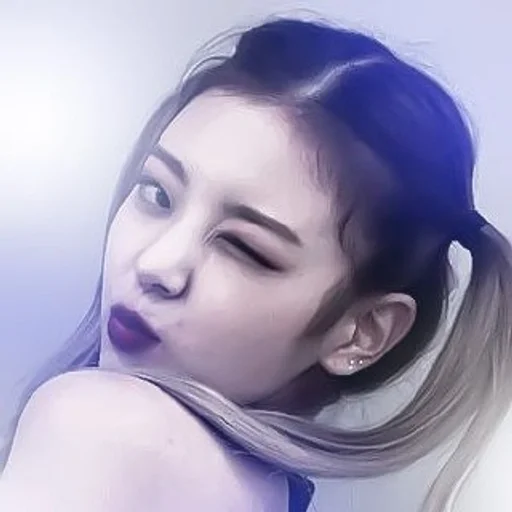 human face lip portrait