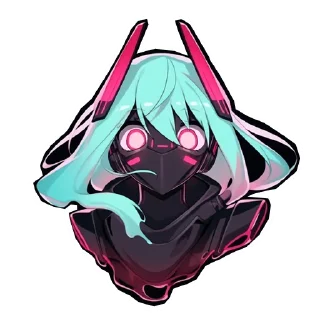 Sticker Cyber Girls (@NeuroDevki) - 10