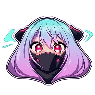 Sticker Cyber Girls (@NeuroDevki) - 2