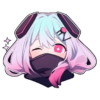 Sticker Cyber Girls (@NeuroDevki) - 6