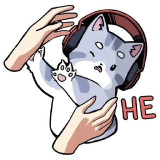 Sticker cybercats - 6
