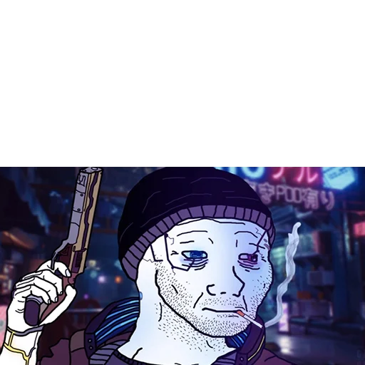 аниме мультфильм человеческое лицо