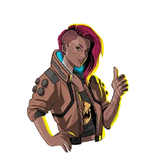 Стикер Cyberpunk 2077 by @cdpr_official - 10