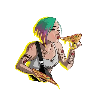 Стикер Cyberpunk 2077 by @cdpr_official - 3