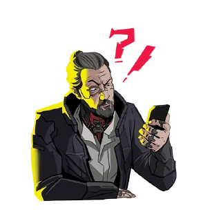 Стикер Cyberpunk 2077 by @cdpr_official - 2