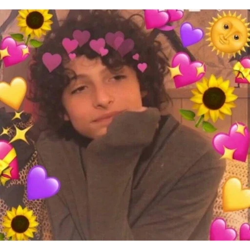 human face person flower