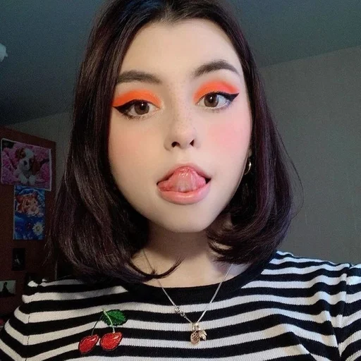 person human face lip