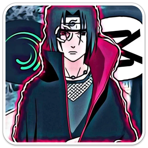 стикеры итачи - 