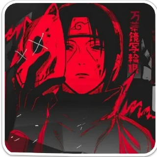 Sticker стикеры итачи - 9