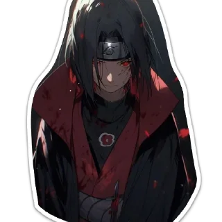 Sticker стикеры итачи - 6