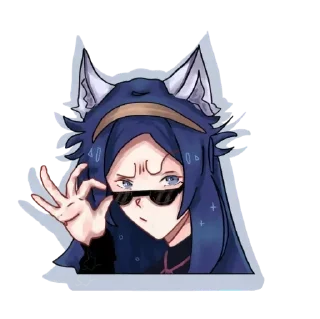 Sticker анг фенек от @reggieloy - 9