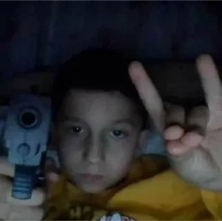 Sticker мама не бей - 5