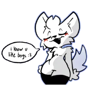 Sticker Глупый Бойкиссер - 2